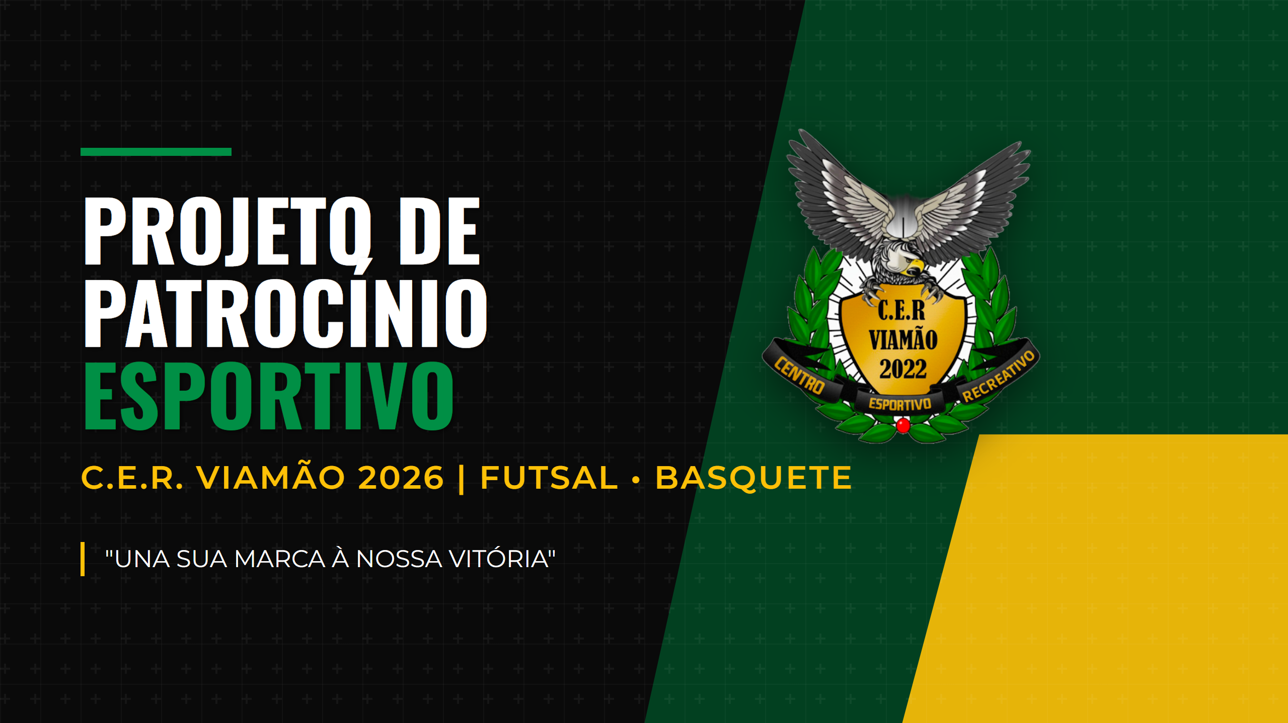 Una sua Marca à Nossa Vitória: Conheça o Projeto de Patrocínio Esportivo 2026